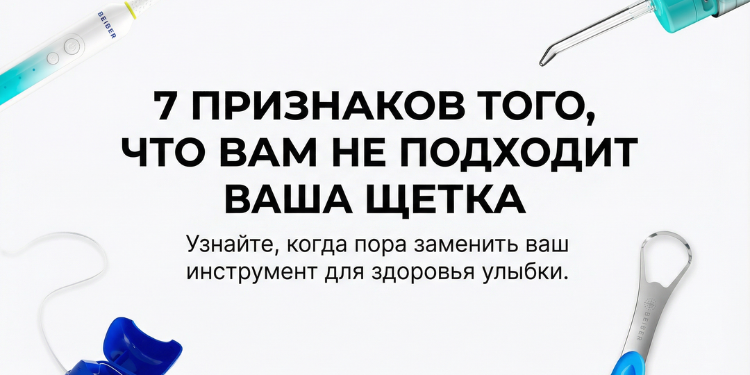 7 признаков того, что вам не подходит ваша щетка