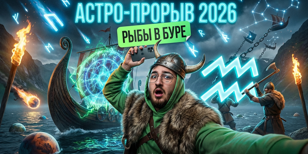 Гороскоп Рыбы на 2026: сезон Водолея — прорывы и новые правила