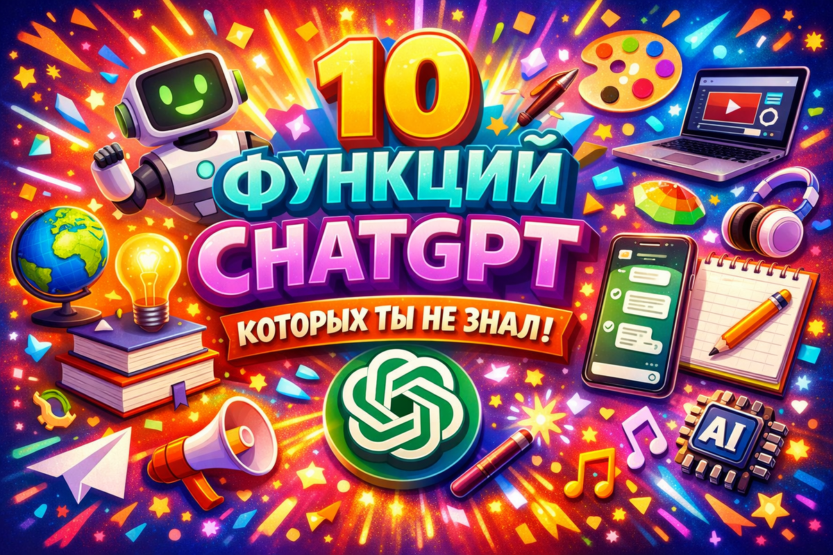 10 функций ChatGPT, которых ты не знал