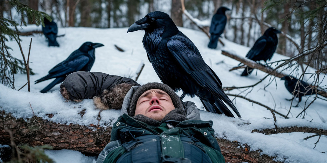 «Они ждали, когда я закрою глаза»: Я оказался в ловушке в лесу, и «черные санитары» спустились с веток.