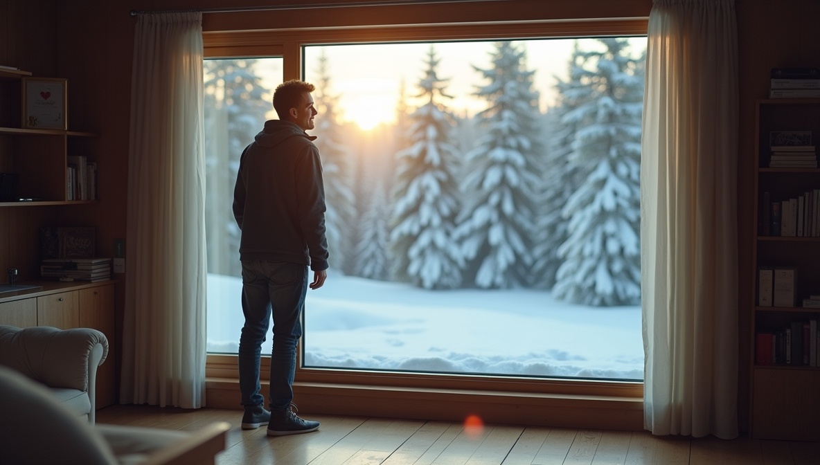 За окном зима, а внтури тепло без котлов и радиаторов