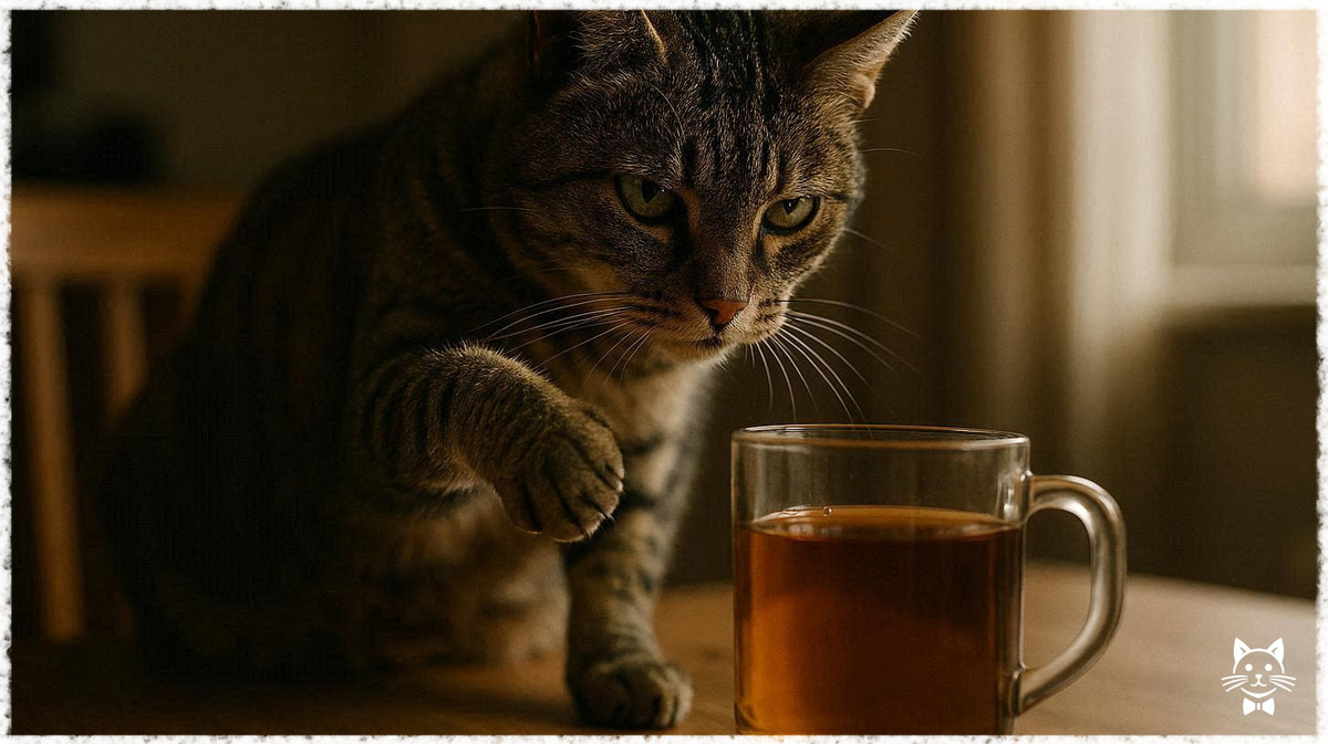 Кот и кружка