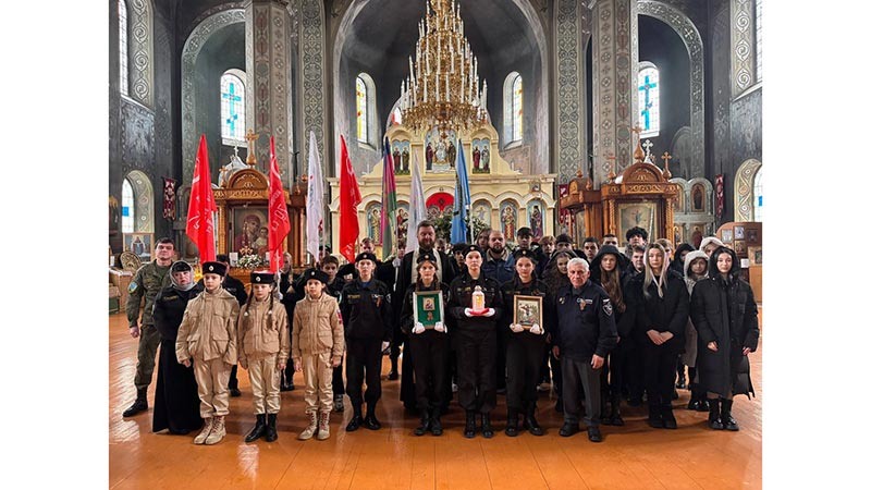    В Курганинске прошла ежегодная православно-патриотическая акция «Эстафета Памяти»