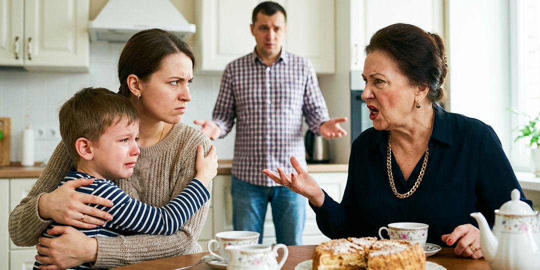 Мать мужа назвала моих детей невоспитанными, и я запретила ей переступать порог нашего дома