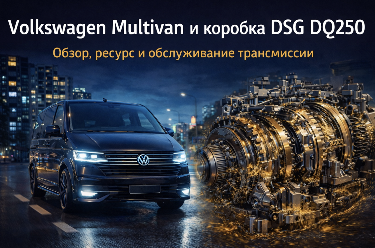 Ремонт коробки Мультивен dq250