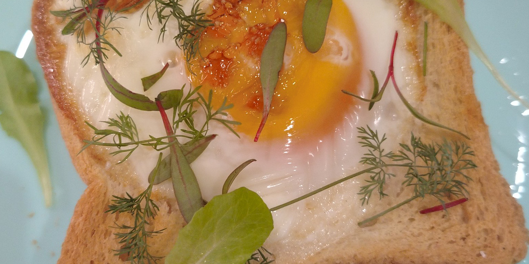 Яичные тосты в аэрогриле 🔥