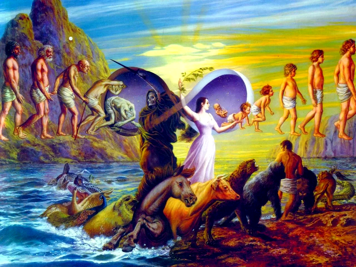 Эфирное тело человека всегда существует как некое временнОе становление на всем протяжении нашего воплощения. 