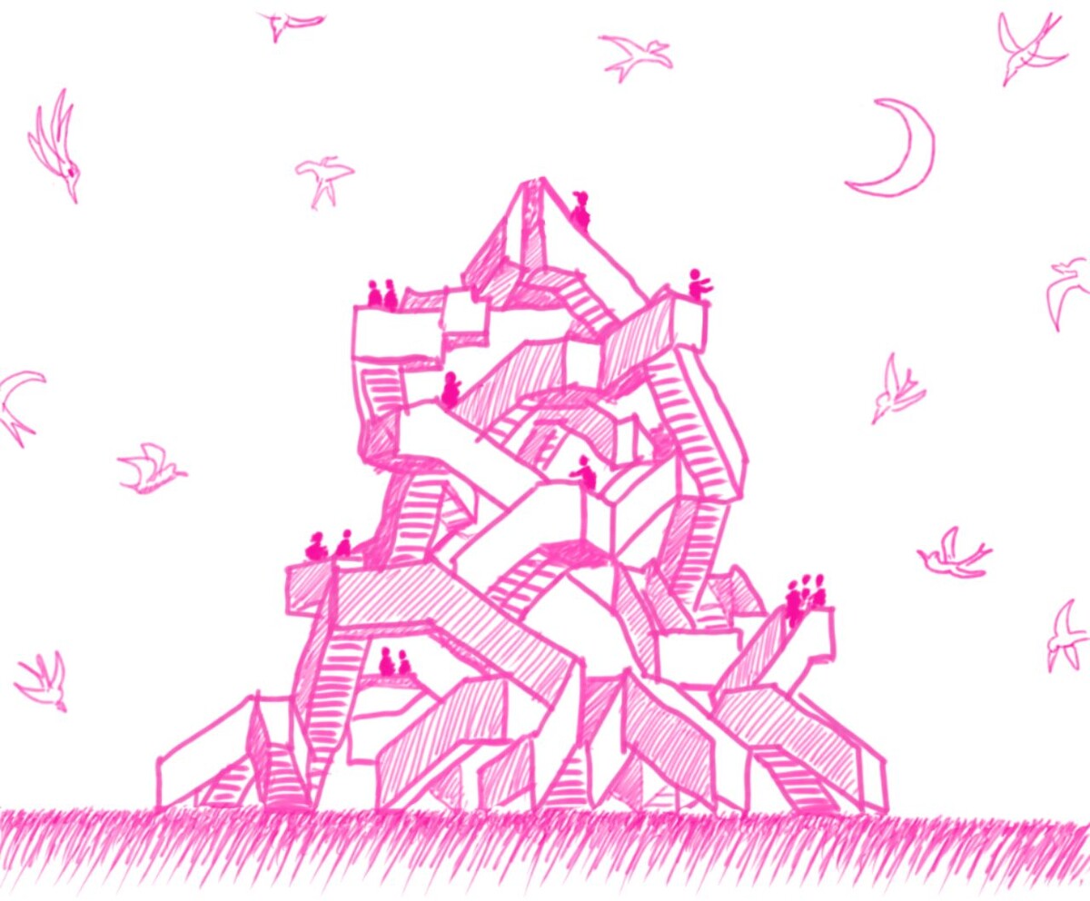     Макет инсталляции «Розовый Сон»