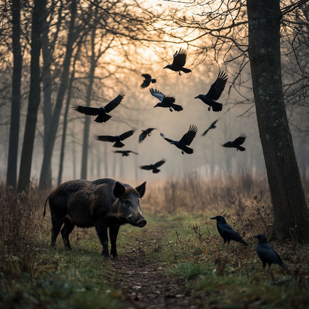 Лес (фото для статьи сделано с помощью gpt Алиса)