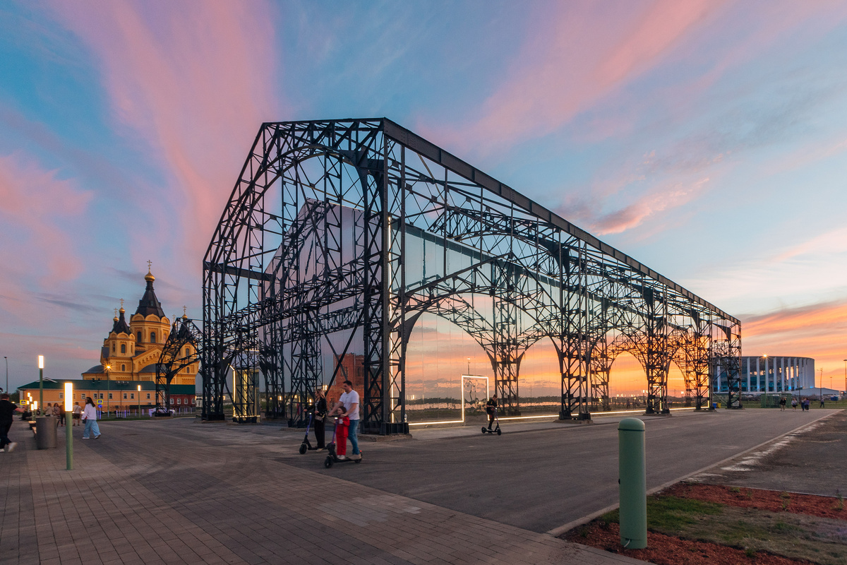 Пакгаузы на "Стрелке", г. Нижний Новгород