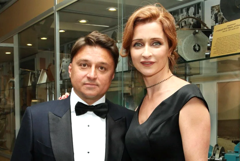 на фото Максим Лагашкин с женой Екатериной Стуловой
