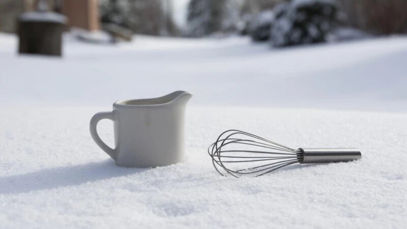     Мороженое. Приготовление. Венчик. Тарелка Нейросети