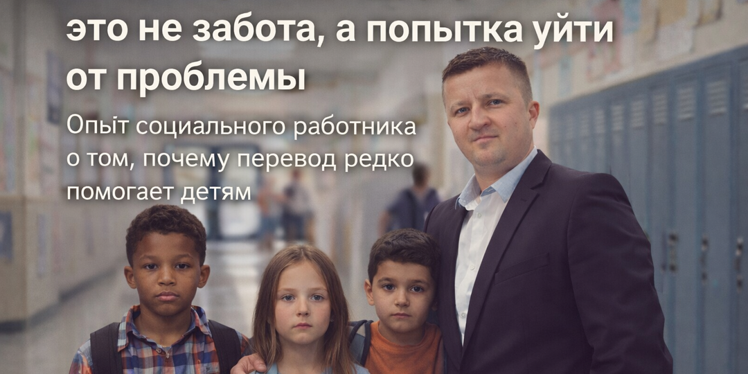 Когда ребёнка предлагают перевести в другую школу, это редко забота. Чаще — попытка уйти от проблемы