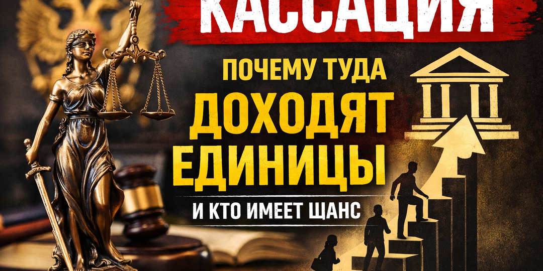 Кассация: почему туда доходят единицы — и кто действительно имеет шанс