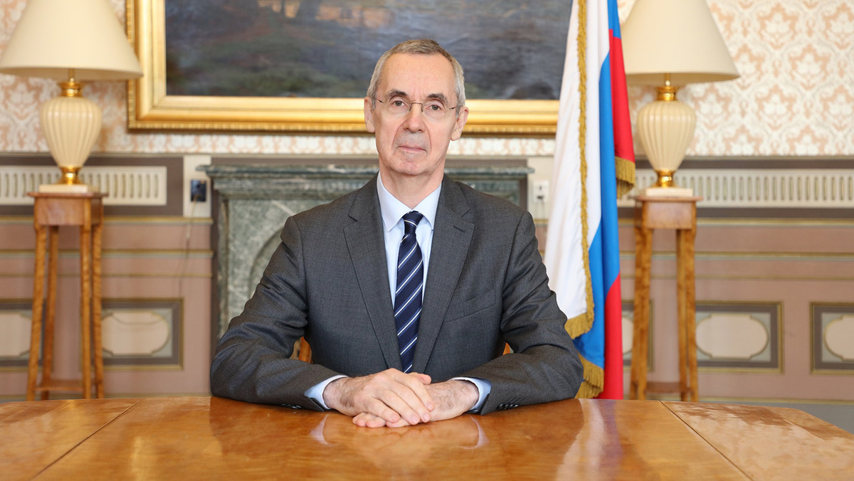   Russian Embassy in Denmark- Архивное фото. Посол России в Дании Владимир Барбин