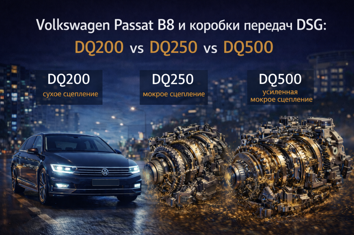 Ремонт коробки Пассат Б8