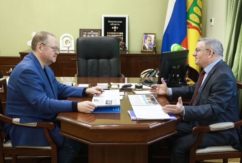 Олег Мельниченко попросил Владимира Подобеда продолжить работу на посту председателя пензенской ТПП