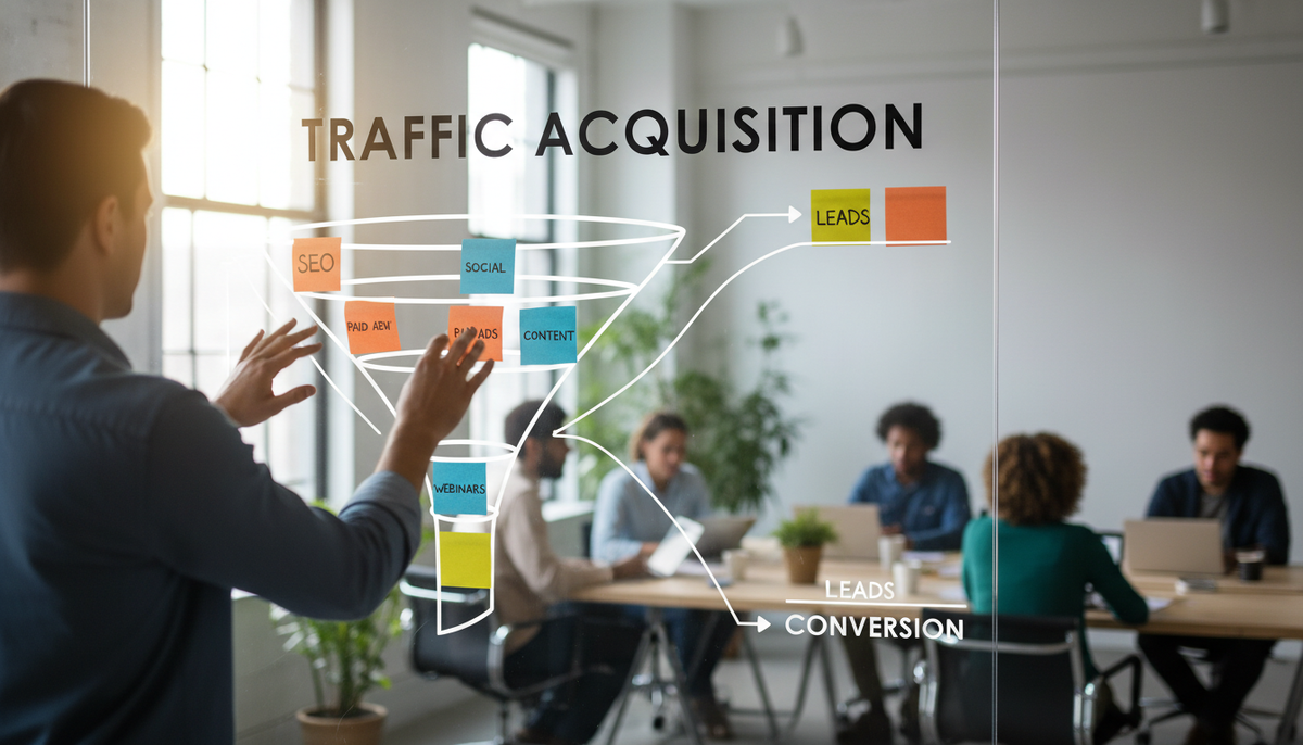 Привлечение трафика: системная воронка, которая даёт заявки