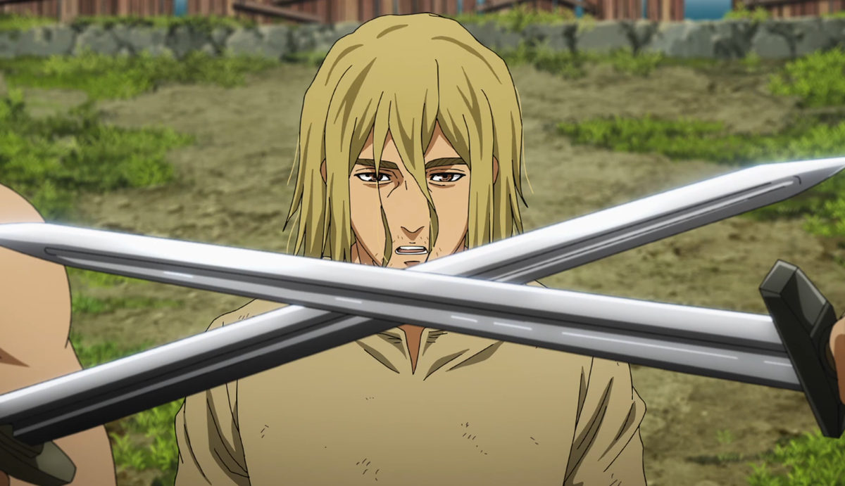 Кадр из аниме «Сага о Винланде» (Vinland Saga), 2-й сезон, 3-я серия. Студия: MAPPA, 2023.