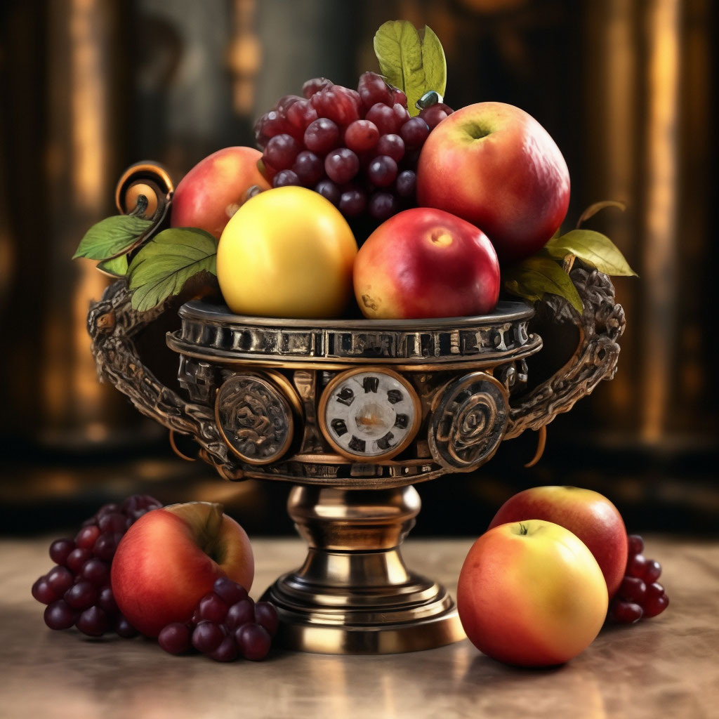 Это был приятный сюрприз. Ваза с фруктами, которые Марина очень любила. 