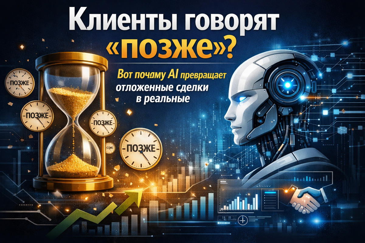    Клиенты говорят «позже»? Вот почему AI превращает отложенные сделки в реальные Никита Титов