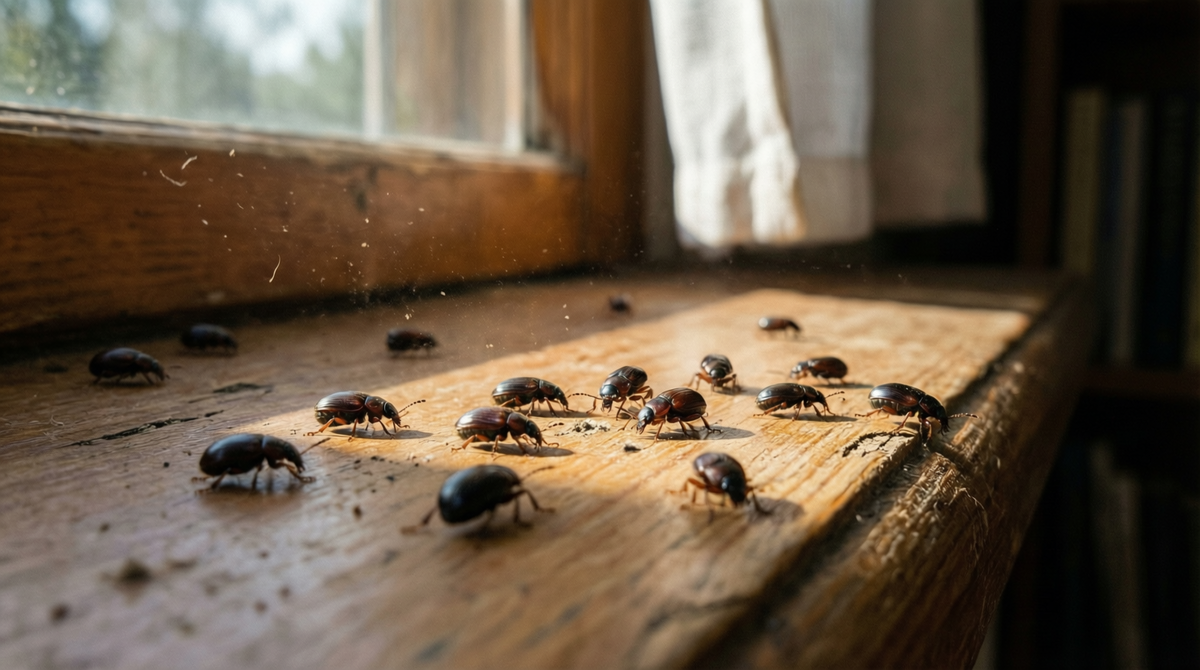 Коричневые жучки на подоконнике. Страшные истории. Рассказ от канала: "ОТВЕТ ДНЯ"