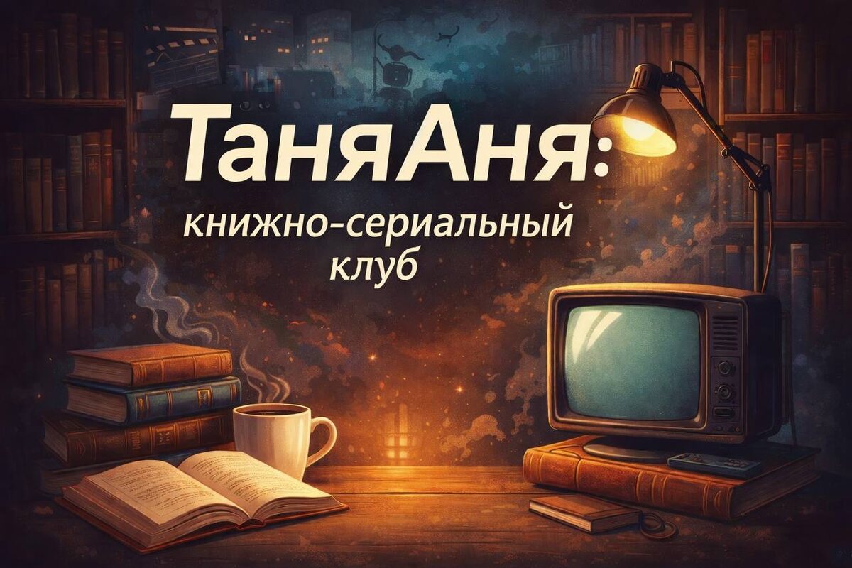 официальный логотип проекта #ТаняАня: книжно-сериальный клуб (с)