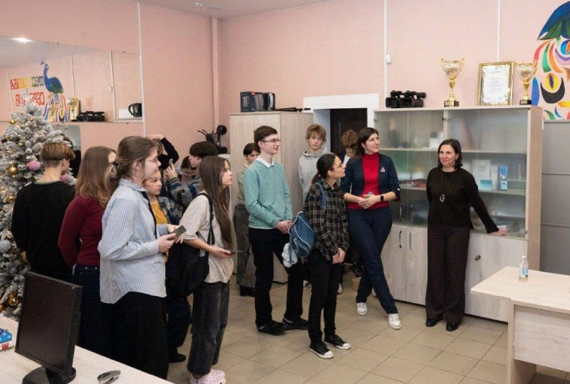 В гостях у Серпуховского информационного агентства побывали юные журналисты из Пущино