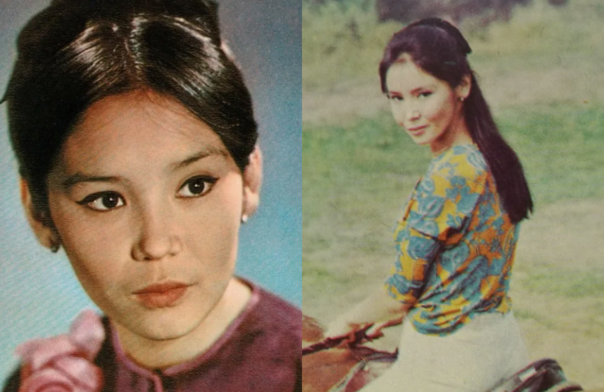 на фото Наталья Аринбасарова в молодости 