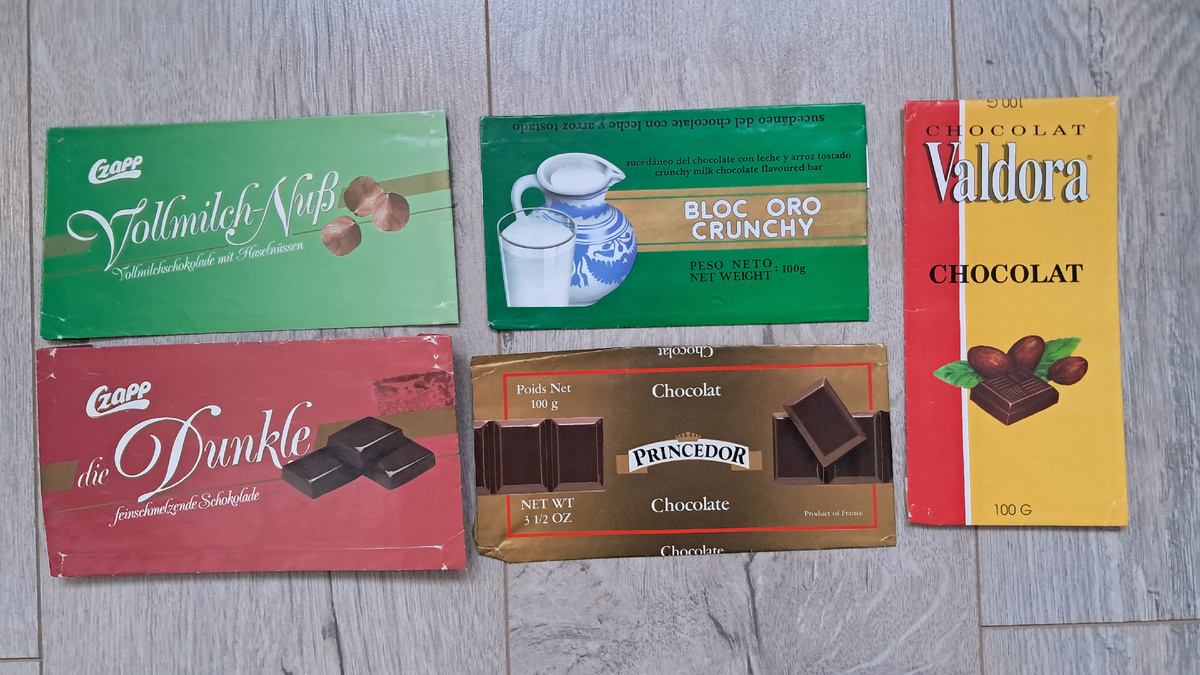 Шоколадки 1992 года