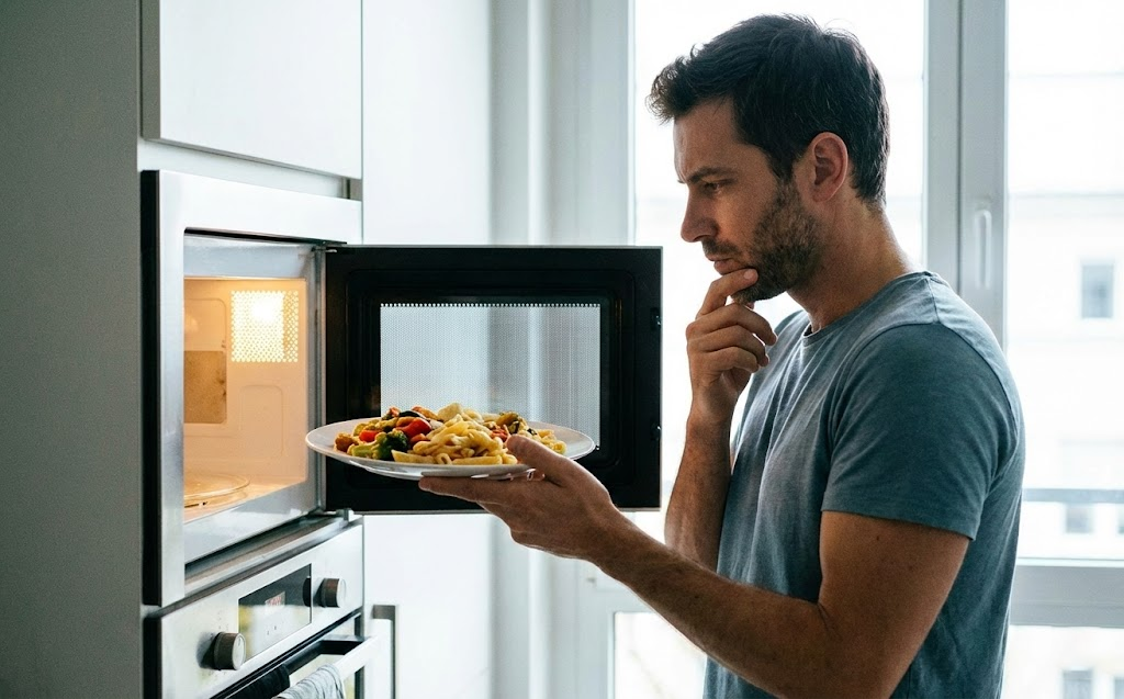 Вторая жизнь или медленный яд? Почему повторный разогрев еды разрушает здоровье и вкус / Изображение: AlphaChef