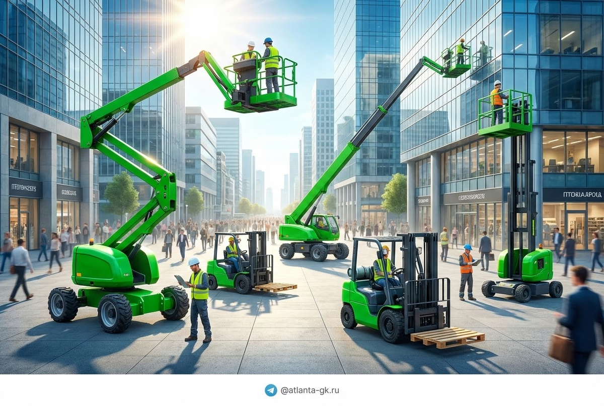    Мачтовый подъемник, идеальный для различных строительных задач Atlanta-gk