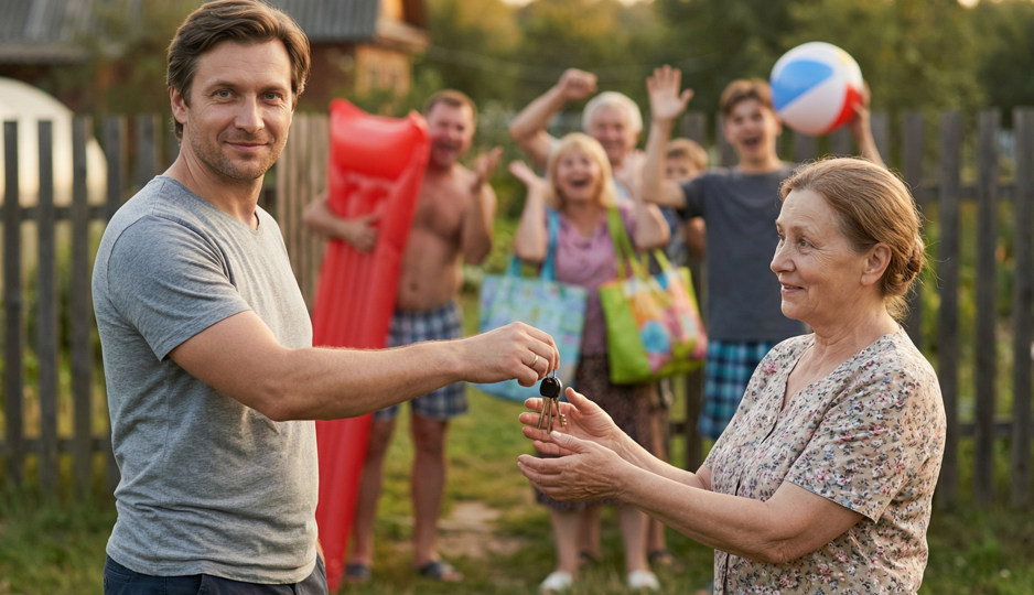 Зять подарил тёще дачу, но счастье длилось не долго — к ней стали ездить незваные гости