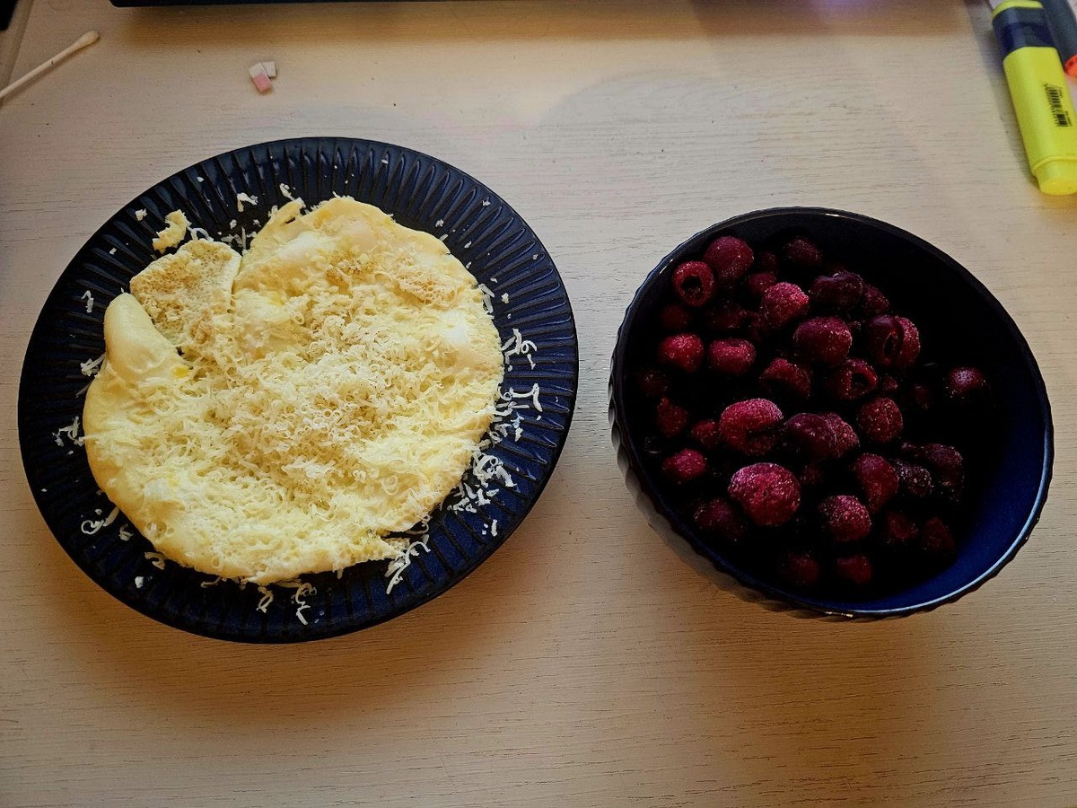 вот такой был завтрак, очень вкусно