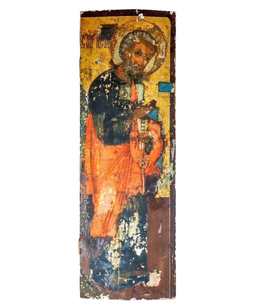 Икона «Святой апостол Пётр» из состава деисусного чина. XVII в.