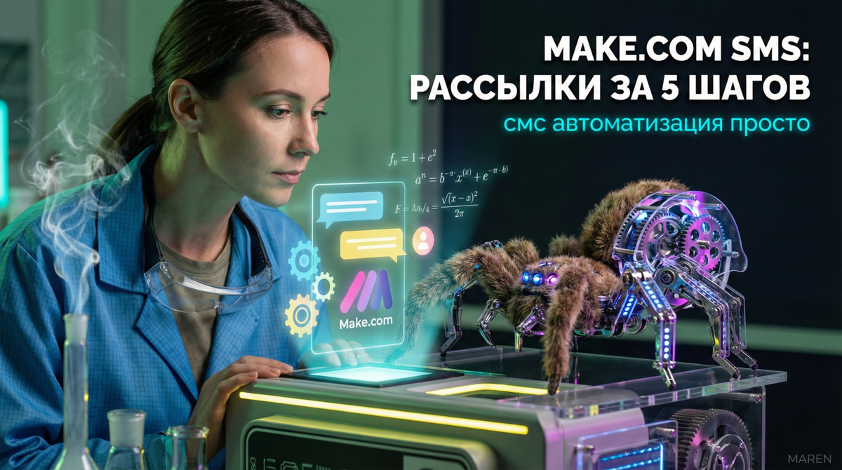    Простая настройка СМС-оповещений прямо в Make.com | Автор: Марина Погодина Марина Погодина