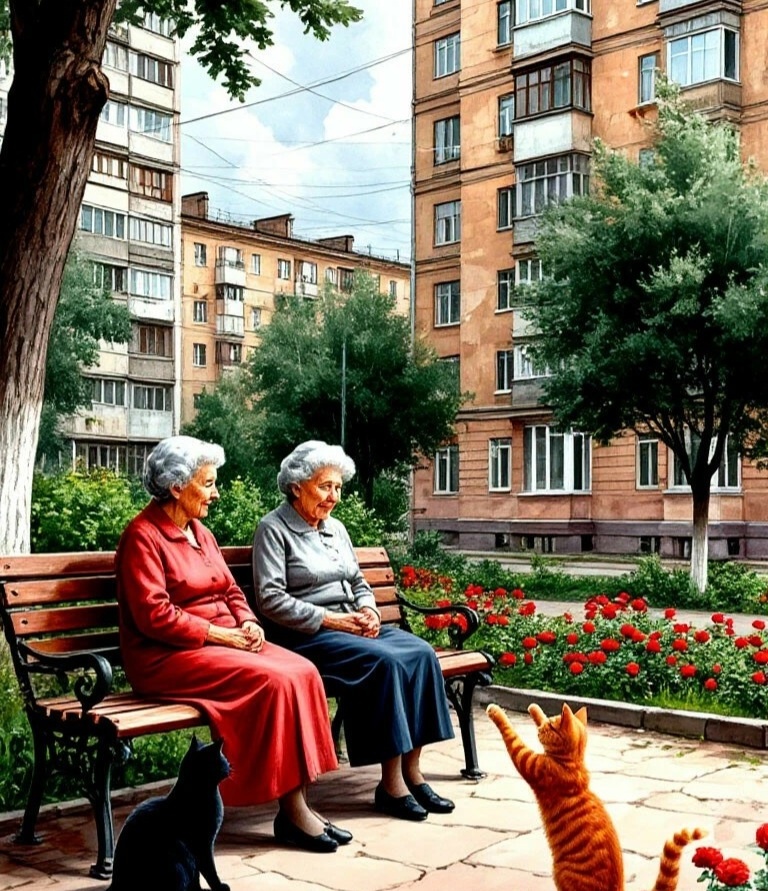 Уютный дворик. 