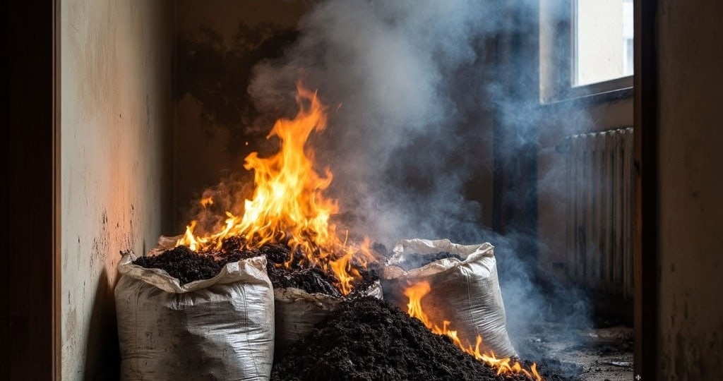 Садоводы, осторожно! Земля для саженцев чуть не спалила квартиру в Ижевске