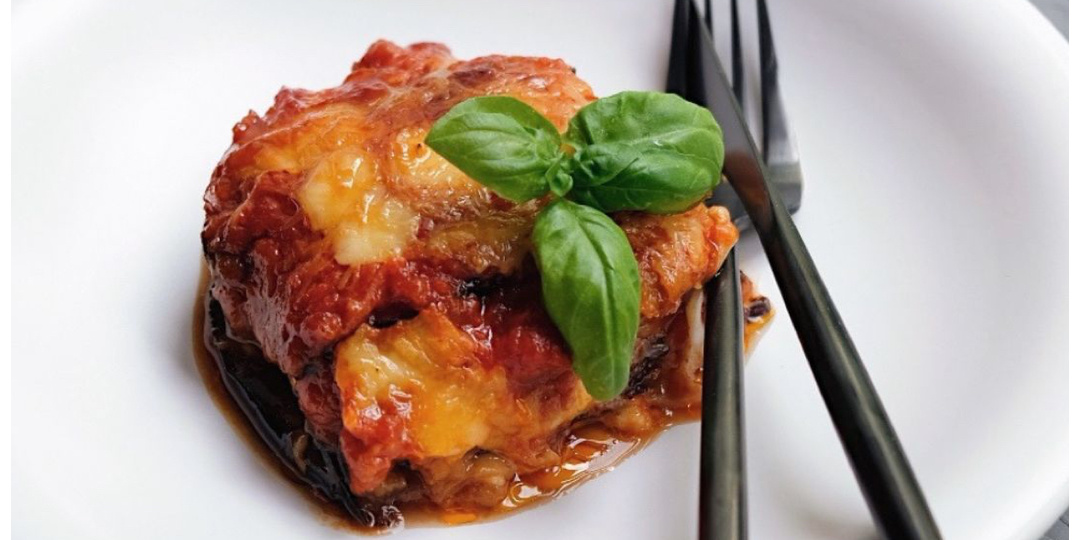 Итальянская Пармиджана - лазанья из баклажанов и томатов