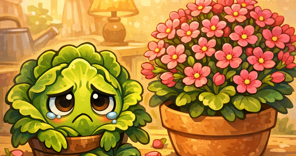 Каланхоэ превратился в «капусту» и не цветет? Главная ошибка, которую мы все совершаем.