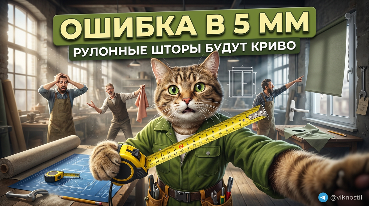 Как правильно выполнить замер рулонных штор — и не переделывать потом всё заново