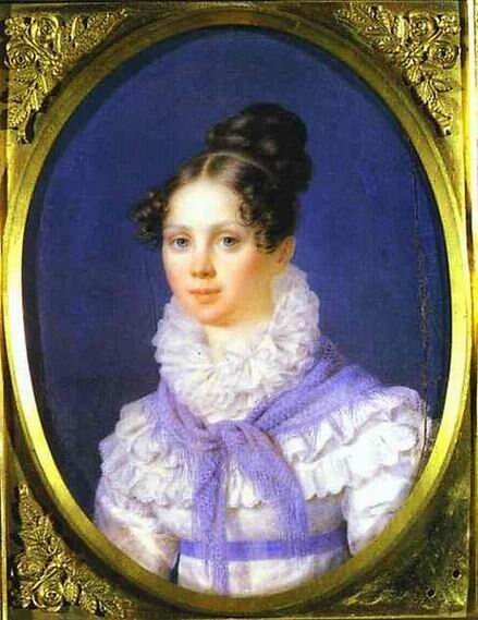 Портрет графини Н.П.Строгановой,1820 год