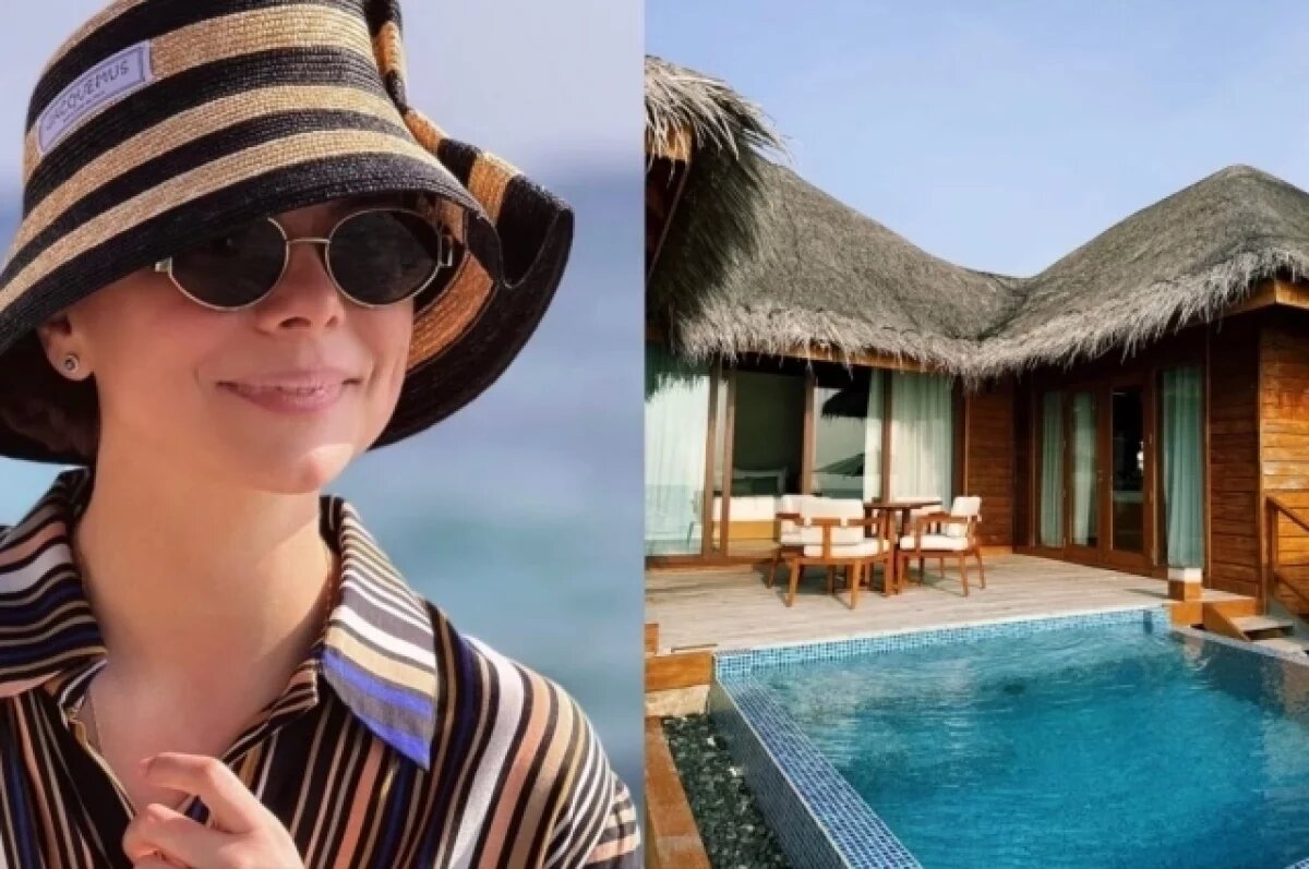    Жена Петросяна Брухунова показала, как отдыхает на Мальдивах