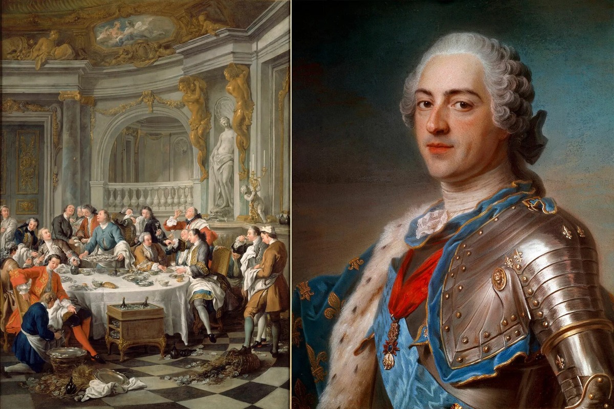 Версальское застолье и Людовик XV