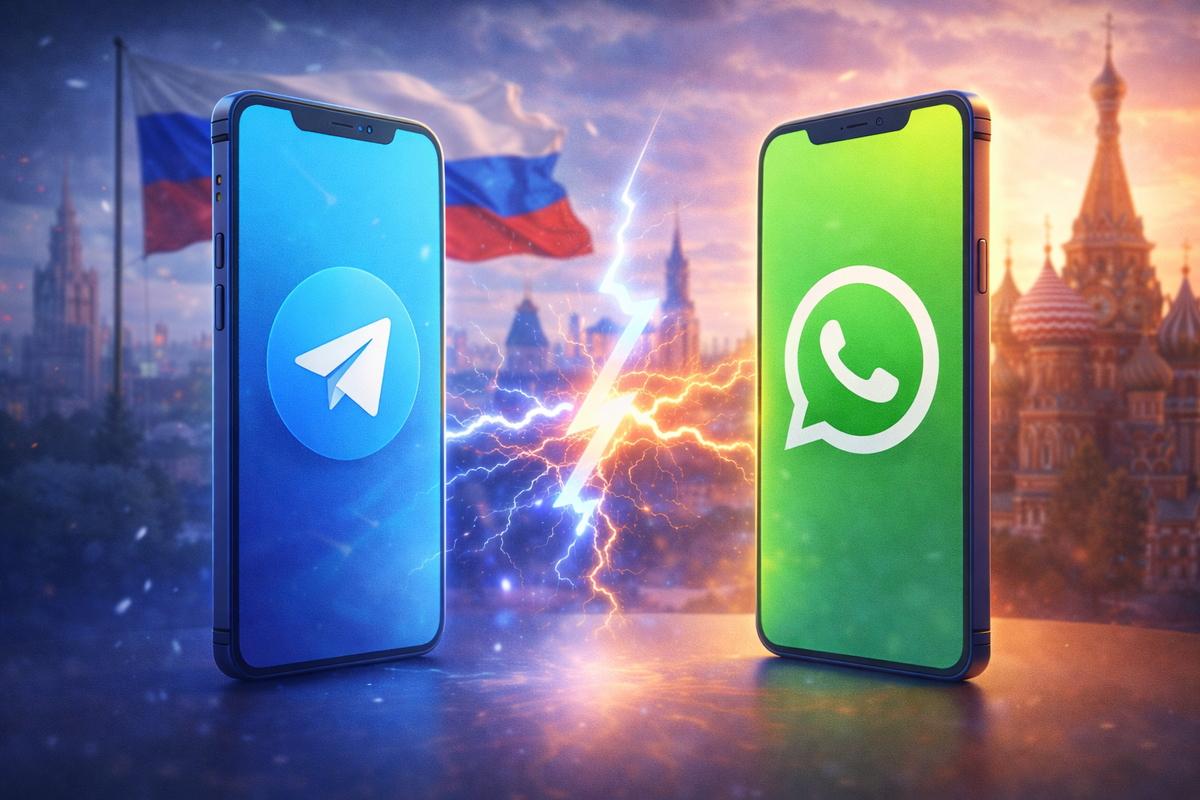WhatsApp и Telegram в России