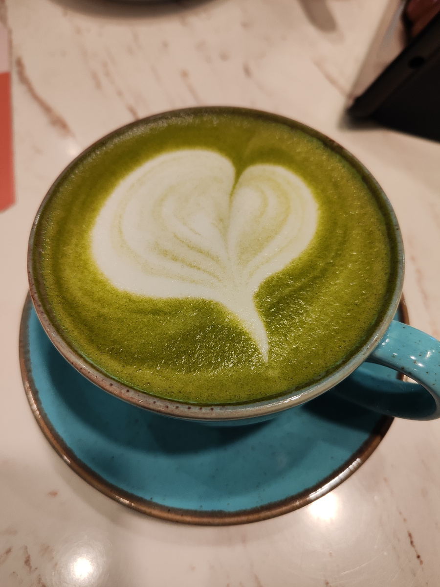 Вкусный чай Матча. Фото автора. 