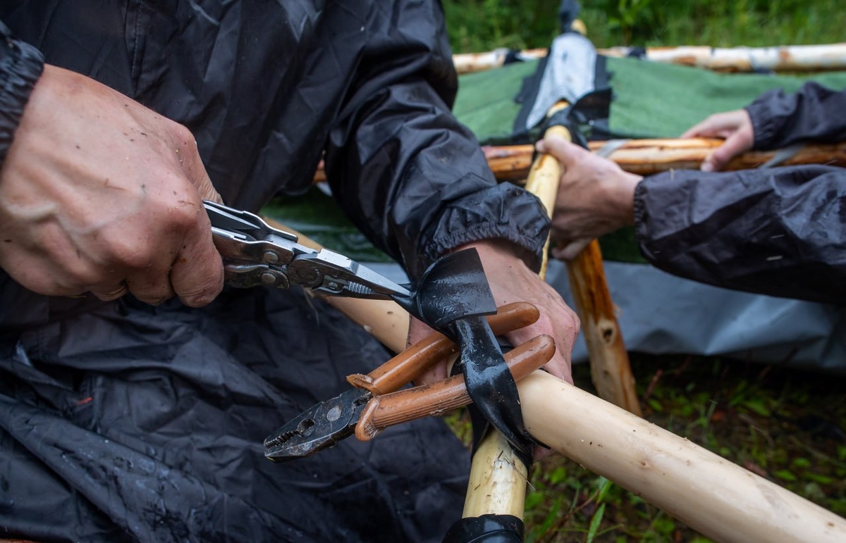 Изготовление рамы с помошью резиновой камеры