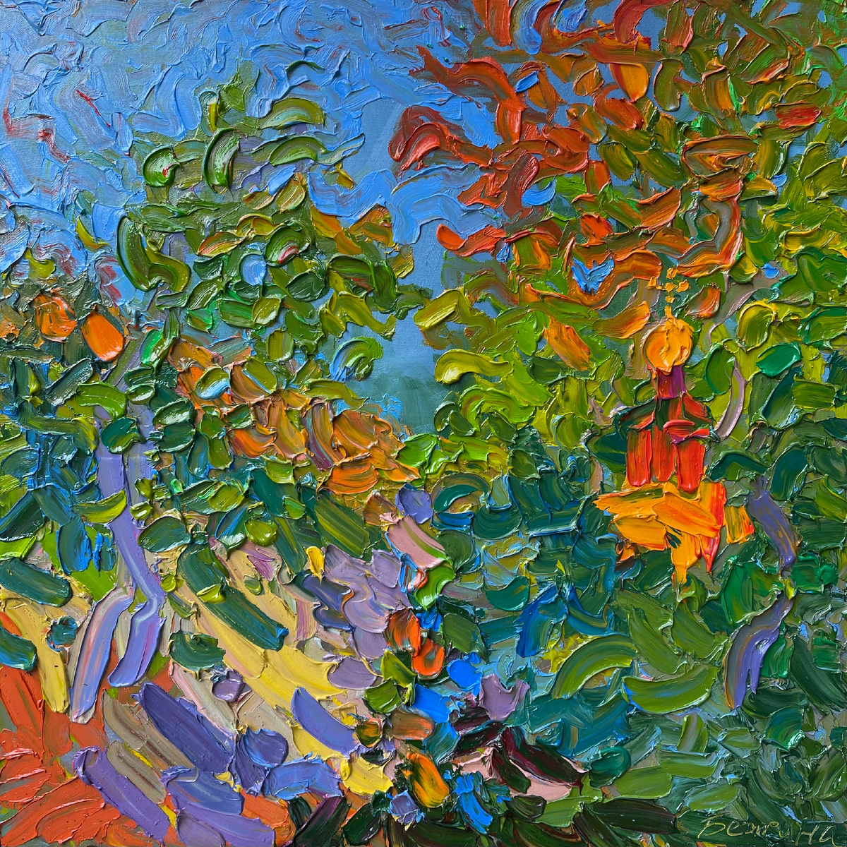 Подборка пейзажей, представленных в онлайн-маркетплейсе современного искусства Baranow Art Gallery www.baranowart.com