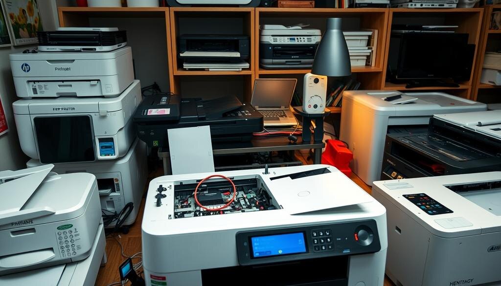    принтеры и их механизм запрограммированных отказов