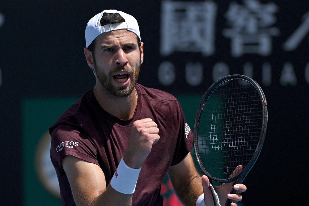    За выход в 1/8 финала Australian Open Карен поспорит с 25-й ракеткой мира Лучано Дардери из Италии. / REUTERS